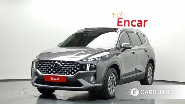 Hyundai The New Santa Fe 2021 Серый из Кореи