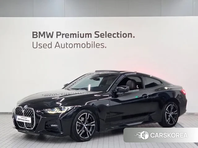 BMW 4 Series (G22) 2022 Черный из Кореи