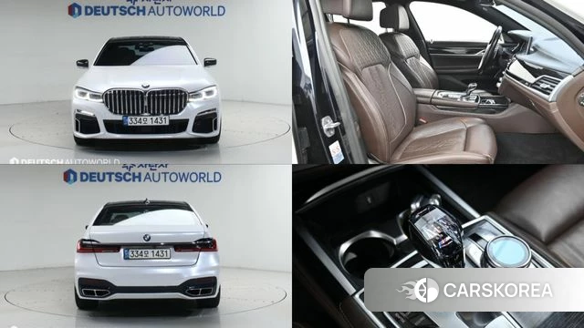 BMW 7 Series (G11) 2018 Белый из Кореи