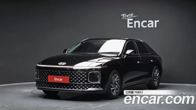 Hyundai Grandeur Hybrid (GN7) 2024 Черный из Кореи