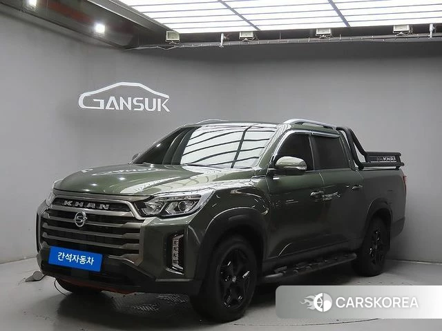 Ssangyong The New Rexton Sports Cannes 2021 Темно-зеленый из Кореи