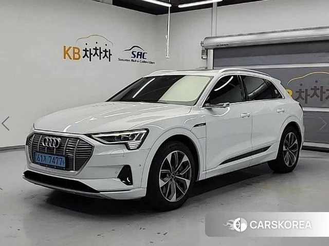 Audi e-Tron 2020 Белый из Кореи