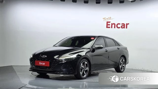 Hyundai Avante (CN7) 2021 Черный из Кореи