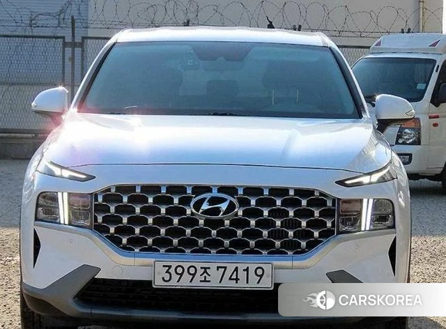 Hyundai The New Santa Fe 2021 Белый из Кореи