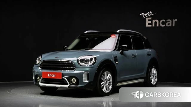 Mini Cooper Countryman 2021 Небесно-голубой из Кореи