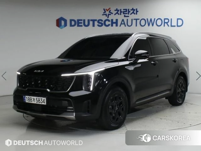 Kia The New Sorento 4th Generation 2025 Черный из Кореи