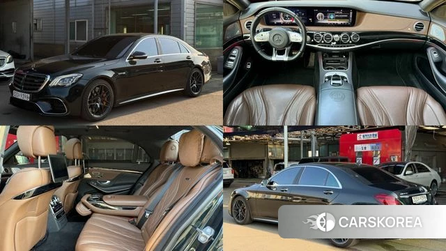 Mercedes-Benz S-Class W222 2019 Темно-зеленый из Кореи