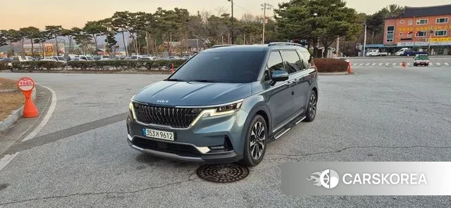 Kia Carnival 4th generation 2022 Небесно-голубой из Кореи