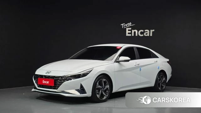 Hyundai Avante (CN7) 2020 Белый из Кореи