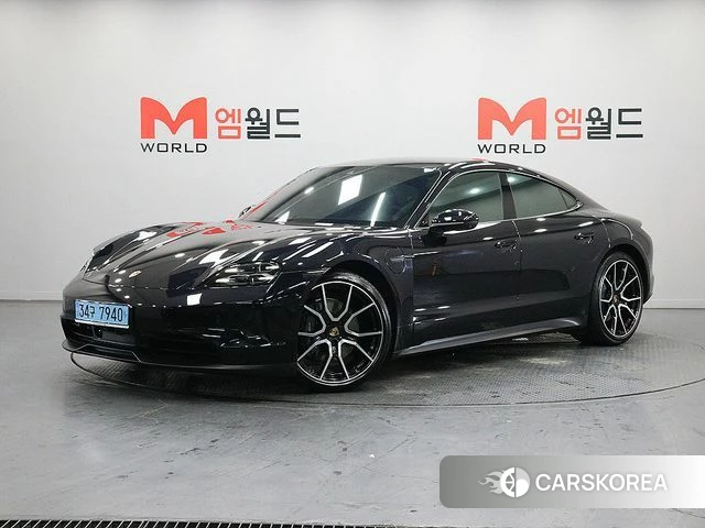 Porsche Taycan 2024 Черный из Кореи