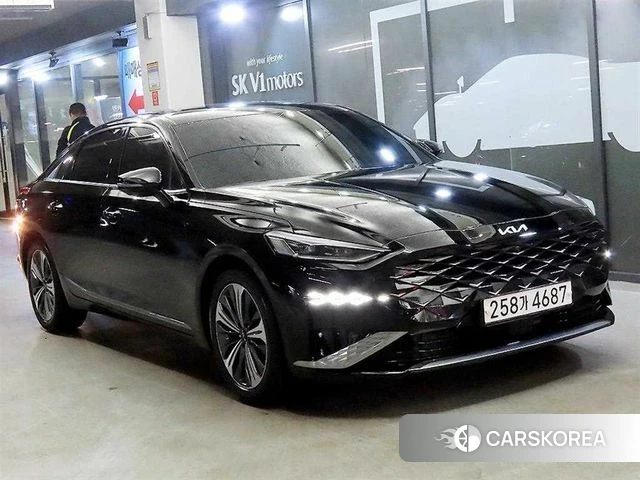 Kia K8 2021 Черный из Кореи