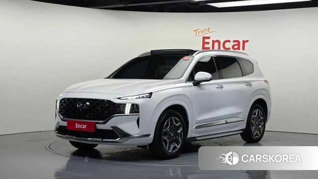 Hyundai The New Santa Fe 2023 Белый из Кореи
