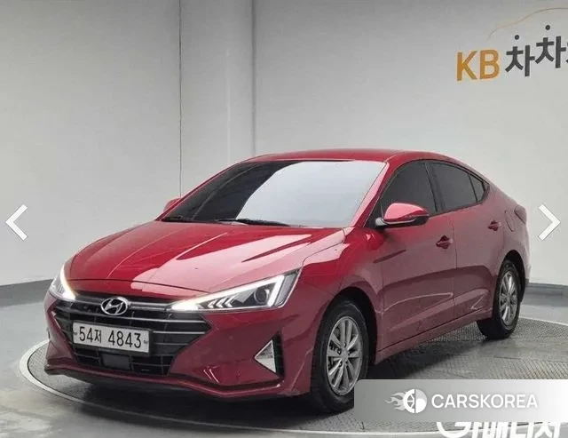 Hyundai The New Avante AD 2019 Красный из Кореи