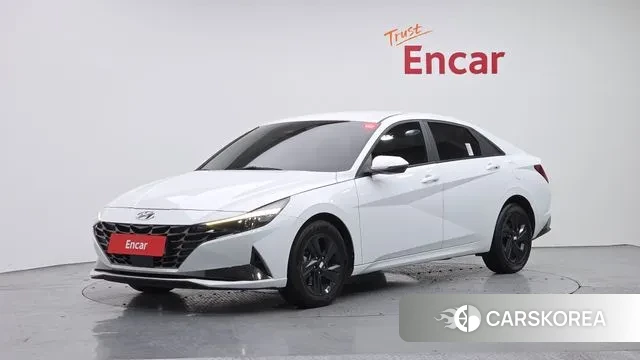 Hyundai Avante (CN7) 2022 Белый из Кореи