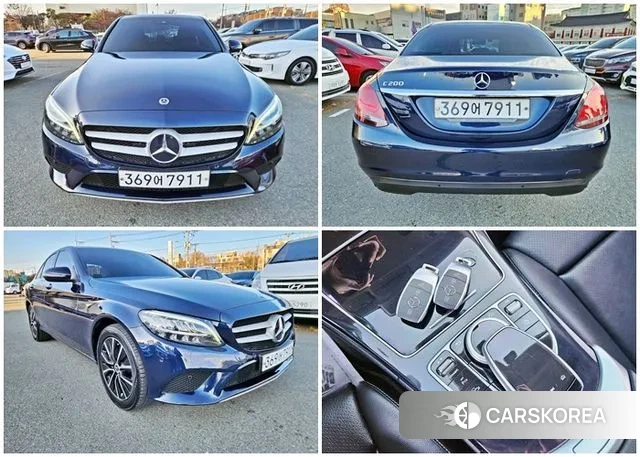 Mercedes-Benz C-Class W205 2019 Синий из Кореи