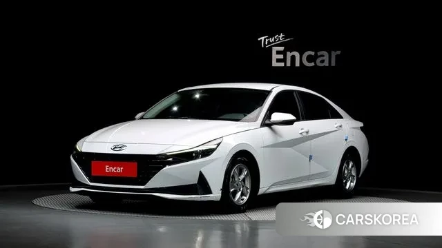 Hyundai Avante (CN7) 2020 Белый из Кореи