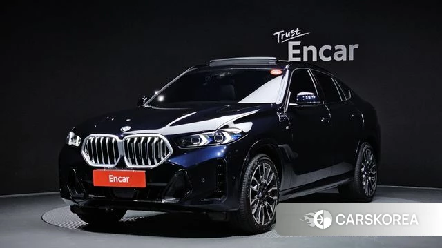 BMW X6 (G06) 2024 Синий из Кореи