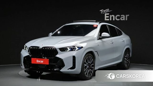 BMW X6 (G06) 2024 Серебристо-серый из Кореи