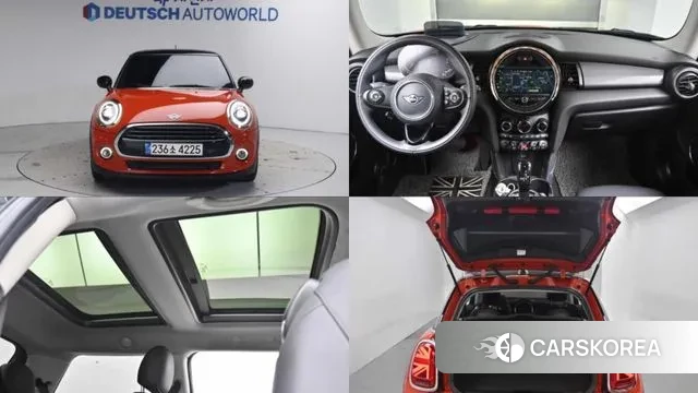 Mini Cooper 2021 Красный из Кореи