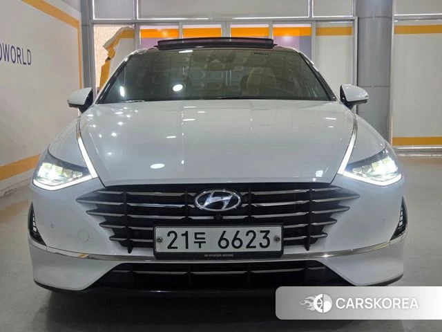 Hyundai Sonata (DN8) 2019 Белый из Кореи