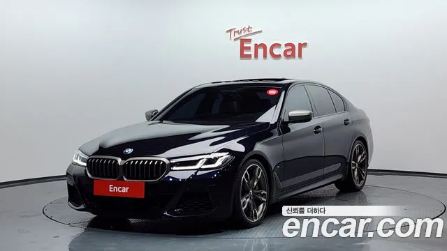 BMW 5 Series (G30) 2020 Черный из Кореи