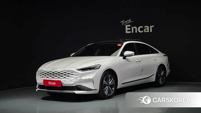 Kia K8 Hybrid 2021 Белый из Кореи