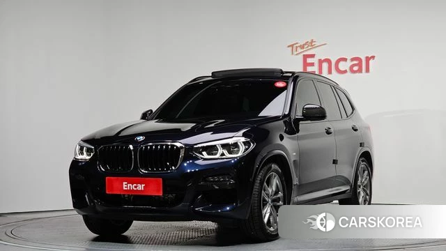 BMW X3 (G01) 2021 Черный из Кореи
