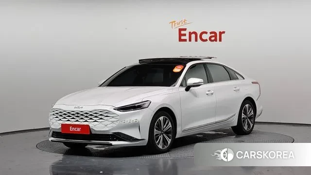 Kia K8 Hybrid 2023 Белый из Кореи