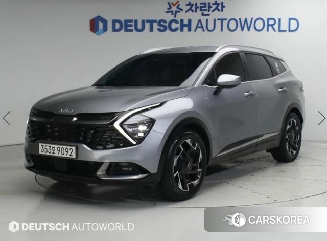 Kia Sportage 5th Generation 2022 Серебристо-серый из Кореи