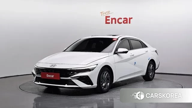 Hyundai The New Avante (CN7) 2024 Белый из Кореи