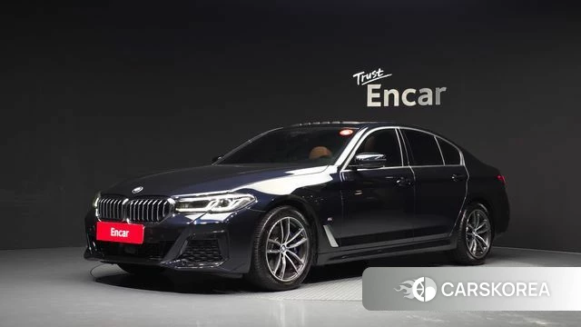 BMW 5 Series (G30) 2022 Синий из Кореи