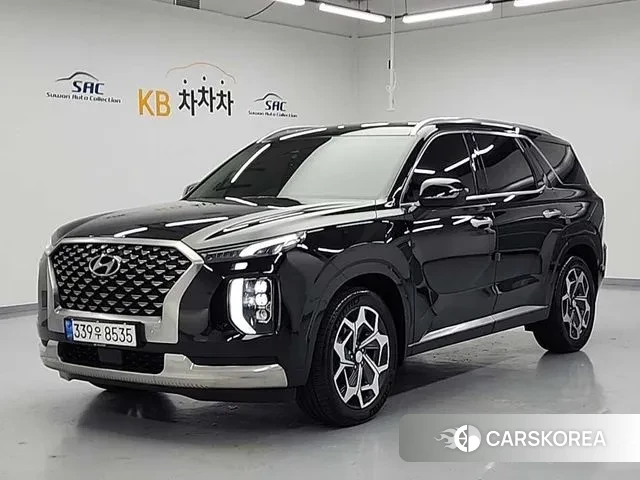 Hyundai Palisade 2022 Черный из Кореи