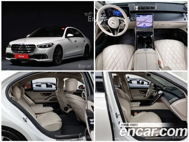 Mercedes-Benz S-Class W223 2023 Белый из Кореи