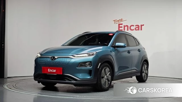 Hyundai Kona Electric 2018 Синий из Кореи