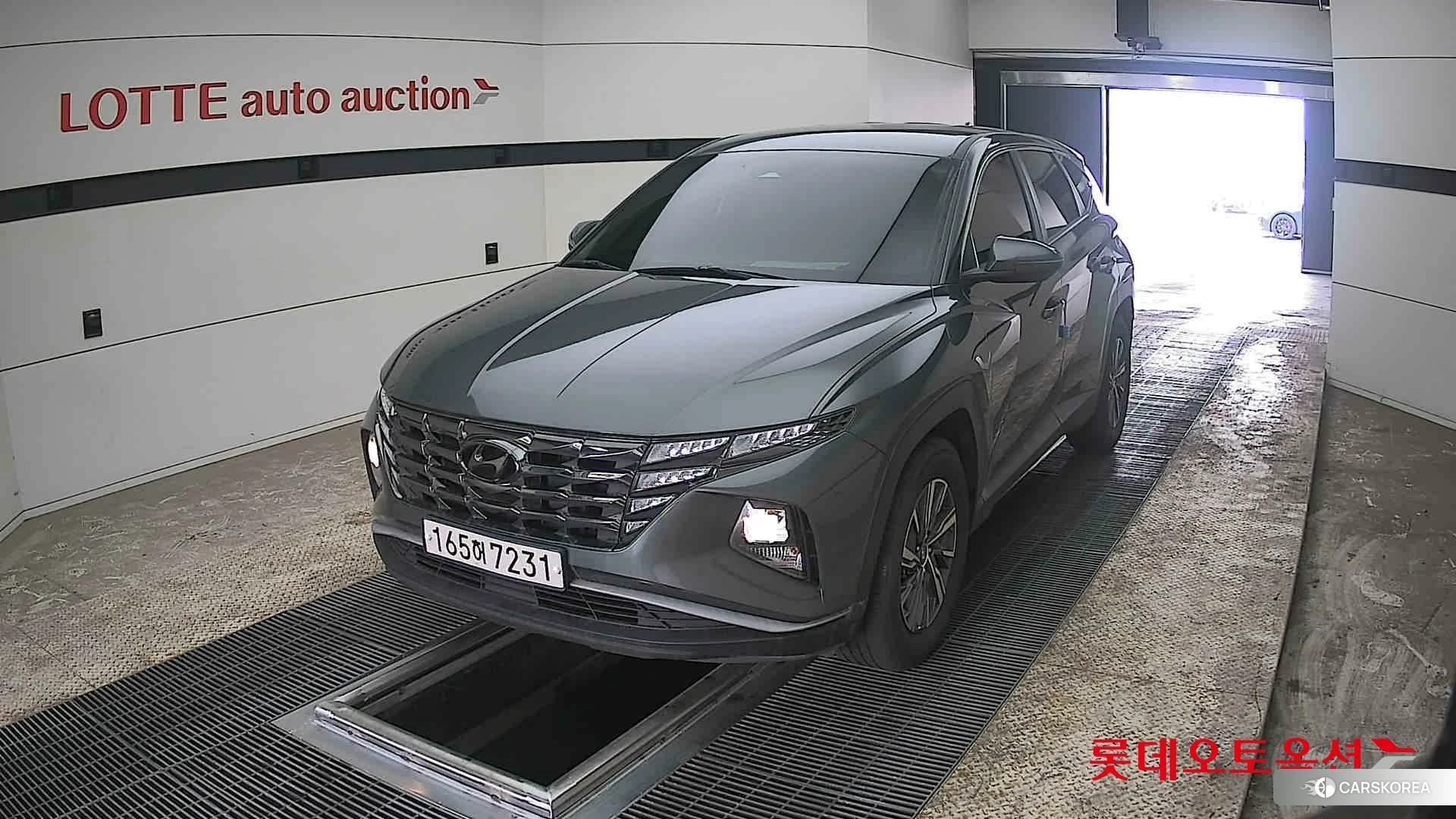 Hyundai Tucson Hybrid 2022 Amazon Grey Metallic из Кореи