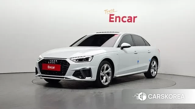 Audi A4 (B9) 2021 Белый из Кореи