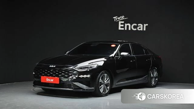 Kia K8 Hybrid 2021 Черный из Кореи