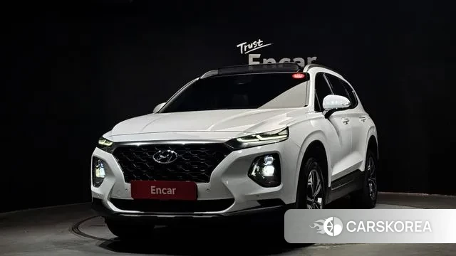 Hyundai Santa Fe TM 2018 Белый из Кореи