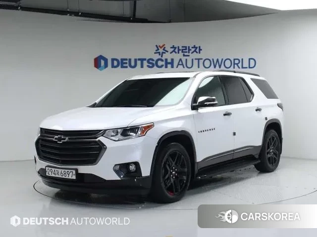 Chevrolet (GM Daewoo) Traverse 2020 Белый из Кореи