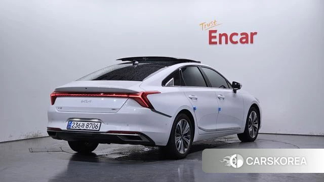 Kia K8 Hybrid 2024 Белый из Кореи
