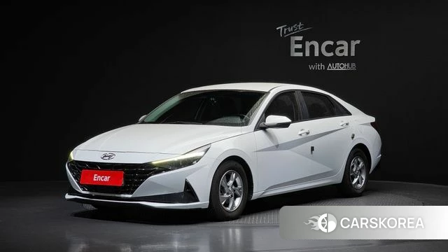 Hyundai Avante (CN7) 2020 Белый из Кореи