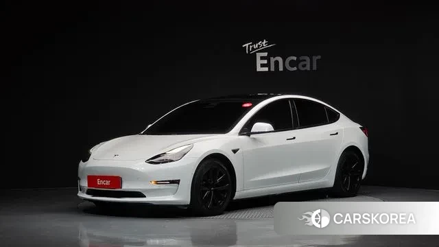 Tesla Model 3 2021 Белый из Кореи