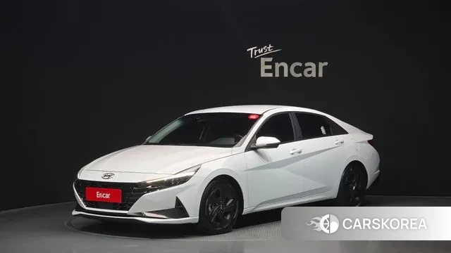 Hyundai Avante (CN7) 2022 Белый из Кореи