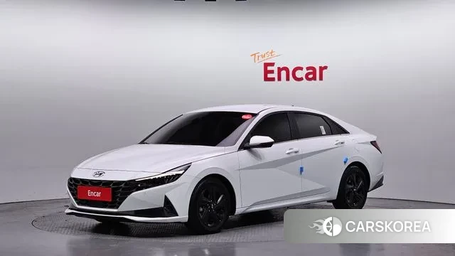 Hyundai Avante (CN7) 2022 Белый из Кореи
