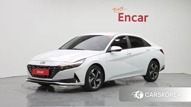 Hyundai Avante (CN7) 2023 Белый из Кореи