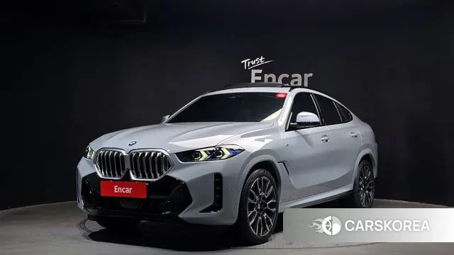 BMW X6 (G06) 2024 Светло-серебряный цвет из Кореи