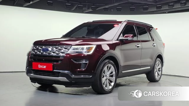 Ford Explorer 2018 Красный из Кореи