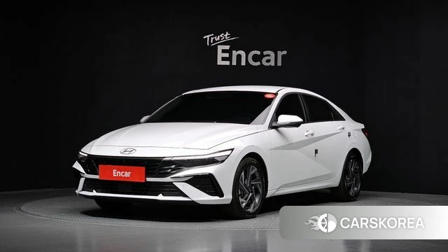 Hyundai The New Avante (CN7) 2025 Белый из Кореи