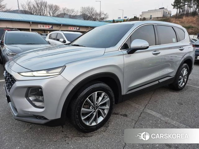 Hyundai Santa Fe TM 2019 Серебристо-серый из Кореи