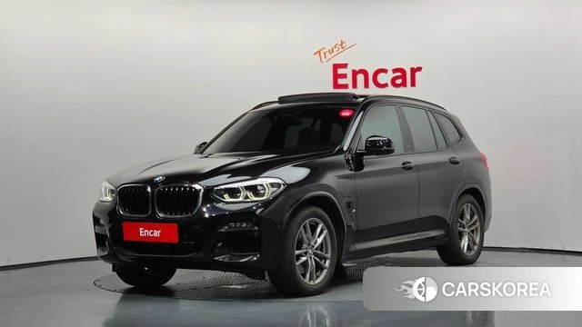 BMW X3 (G01) 2021 Черный из Кореи
